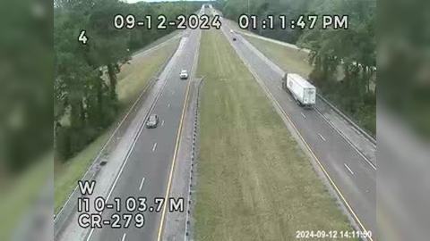 Traffic Cam Caryville: I10-MM 103.7M CR-279