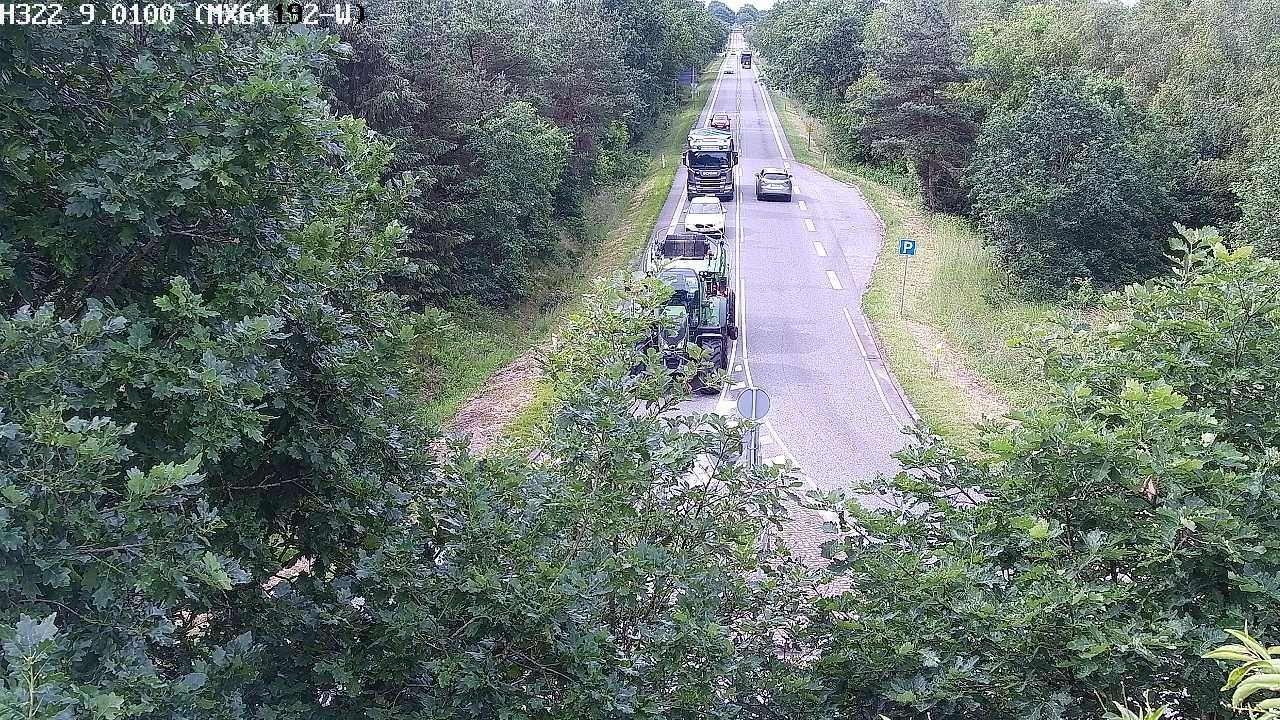Traffic Cam Kalvehave › South: Rute 25 Løgumkloster S
