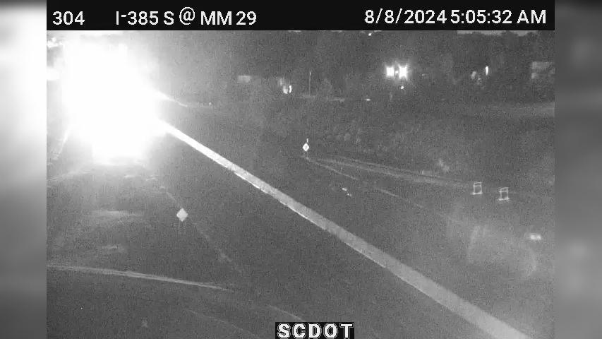 Traffic Cam Simpsonville: I-385 S @ MM