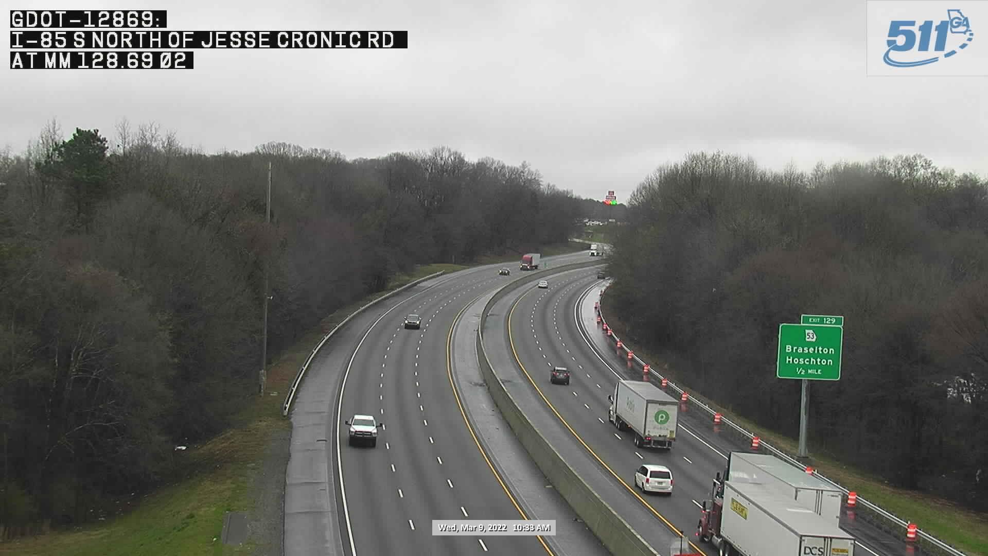 Traffic Cam Braselton: GDOT-CAM-