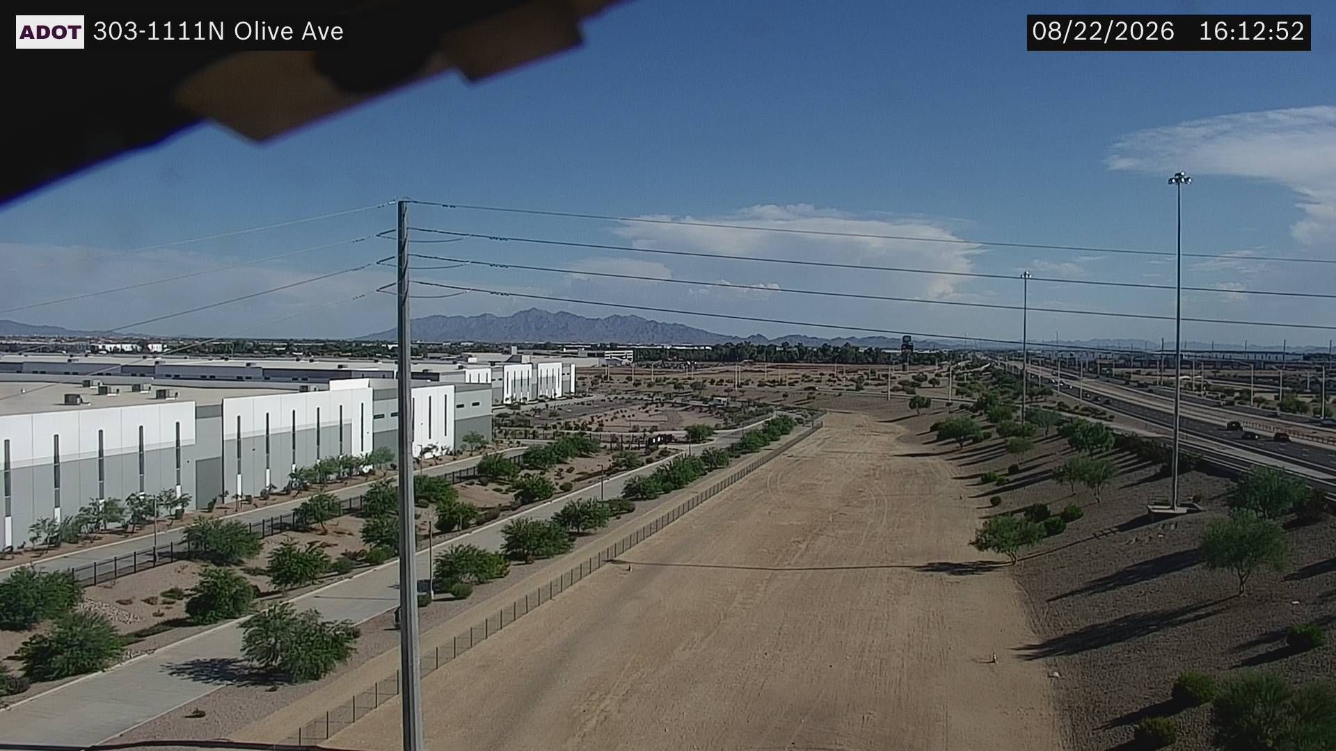 Traffic Cam Fennemore › North: L-303 NB 111.16 @OLIVE