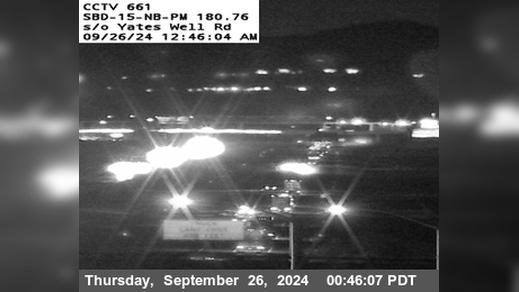 Traffic Cam Primm Valley › North: I-15 : (661) s/o Yates Well