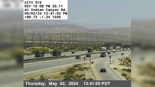 Traffic Cam Palm Springs: I-10 : (515) Indian Canyon
