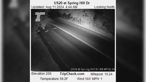 Traffic Cam North Albany: US20 at Spring Hill Dr