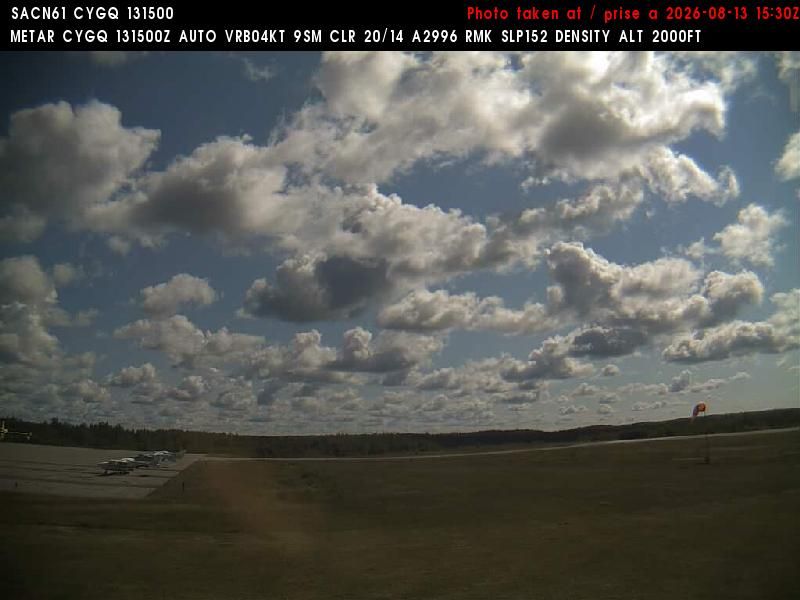 Traffic Cam Greenstone › East: Geraldton District Airport