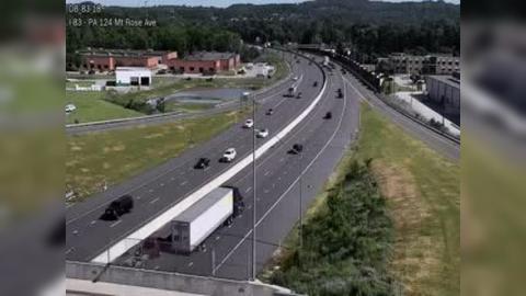 Traffic Cam Springettsbury Township: I-83 @ EXIT 18 (PA 124 MOUNT ROSE AVE)