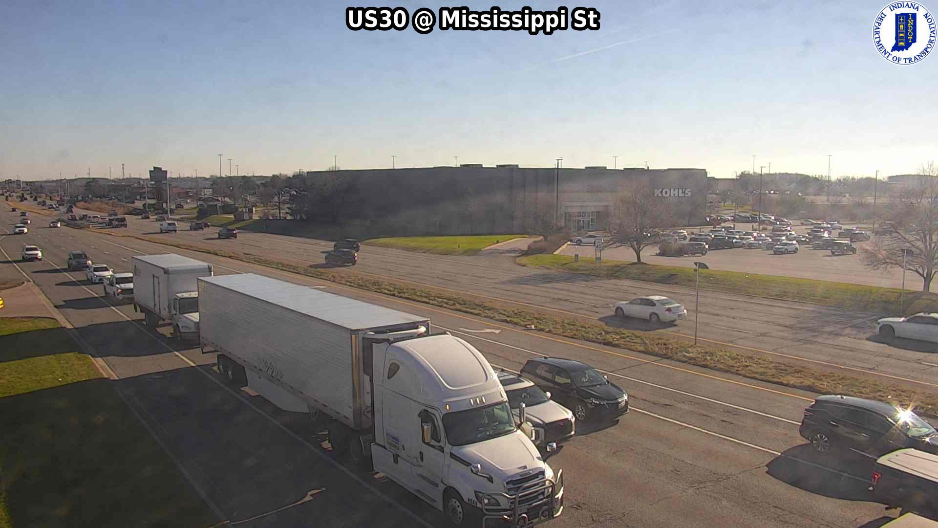 Traffic Cam Hobart: SIGNAL: US30 @ Mississippi St