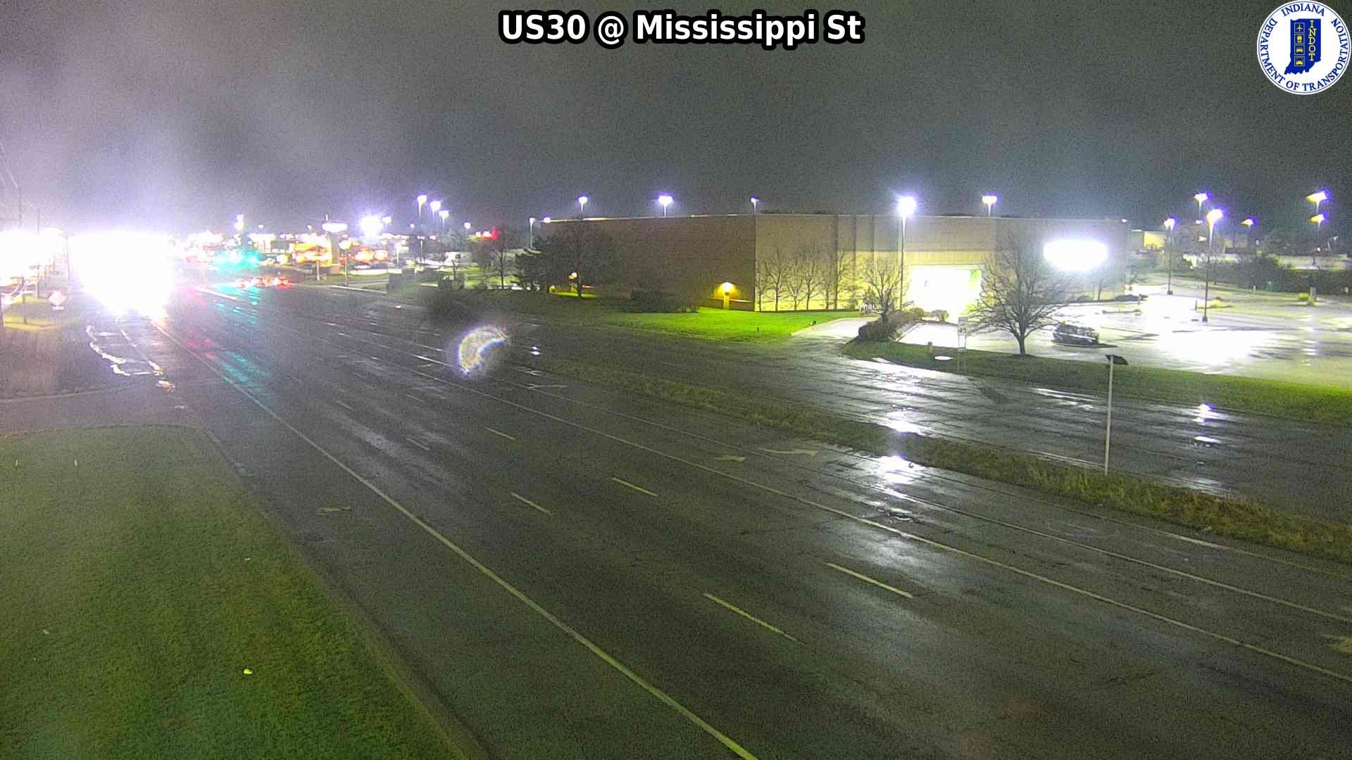 Traffic Cam Hobart: SIGNAL: US30 @ Mississippi St