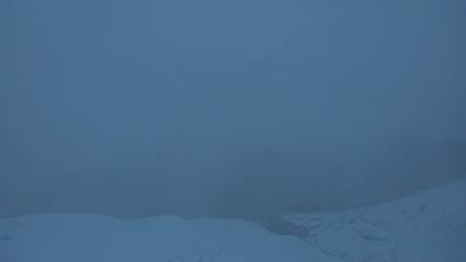 Sankt Moritz: St. Moritz - Piz Nair Bergstation, Blick Richtung St. Moritz und Silvaplana