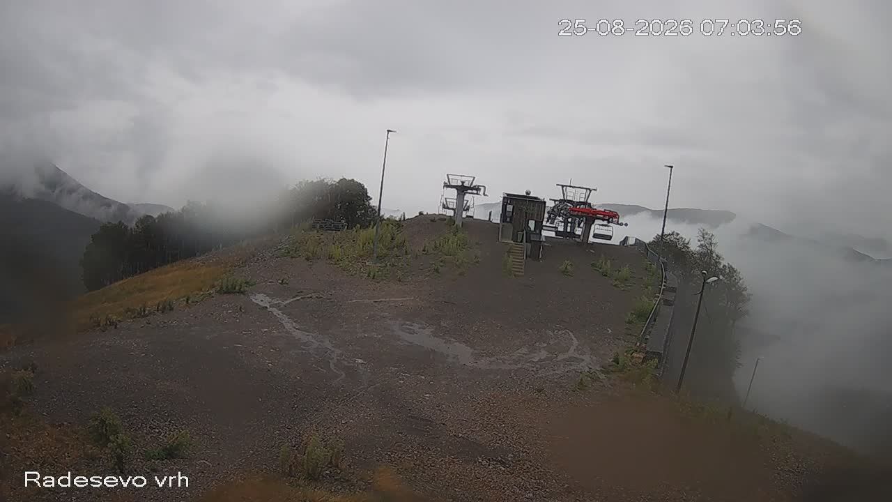 Traffic Cam Bakar › West: Vidikovac - vrh skijališta i početak skijaških staza
