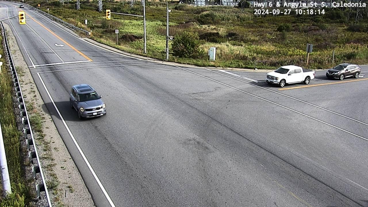 Traffic Cam Caledonia: Highway 6 at Argyle St