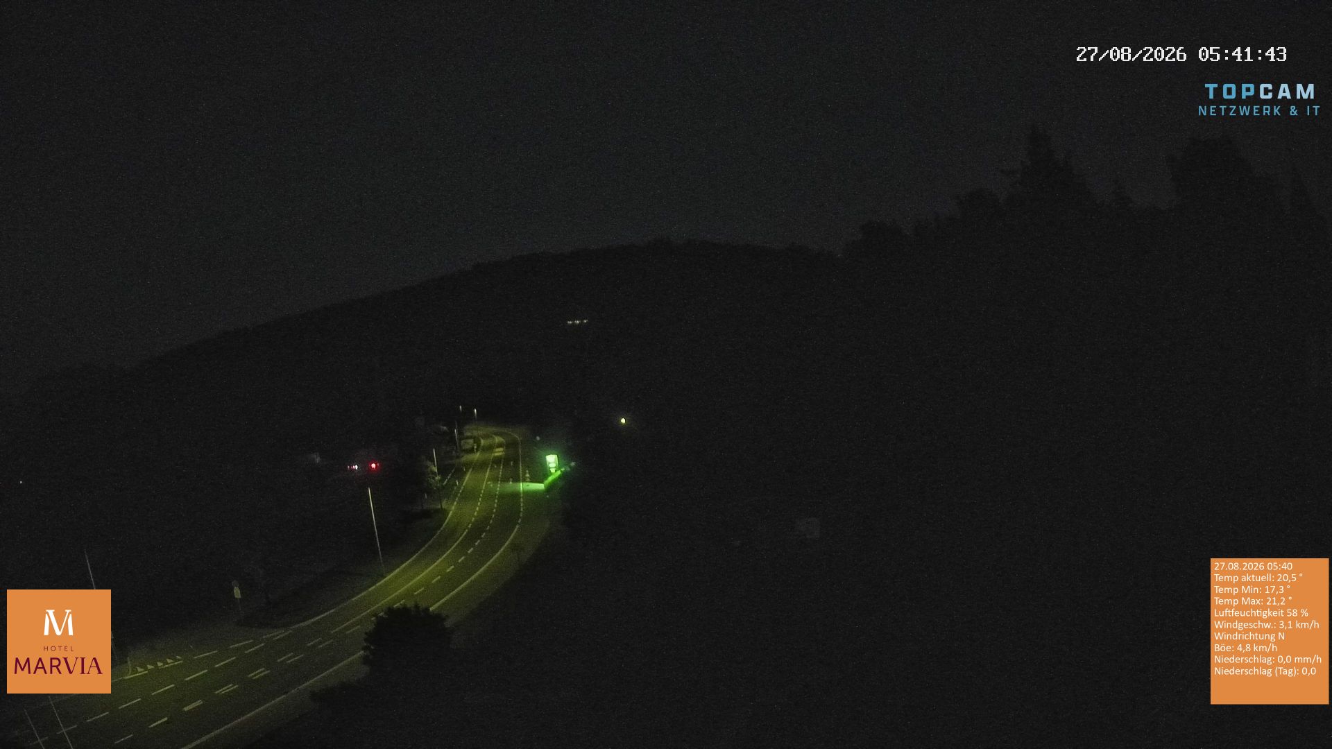 Traffic Cam Gemeinde Schwarzenberg › East: Bödele Passhöhe - Hotel Berghof Fetz - Bödelestraße - Niedere - Kanisfluh - Diedamskopf - Großer Widderstein