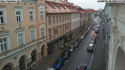 Daylight webcam view from Tábor: Palackého ulice