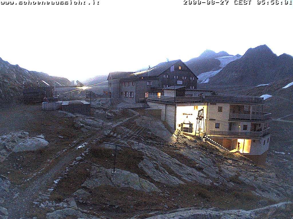 Traffic Cam Schnals - Senales: Schnalstal Schutzhaus Schöne Aussicht