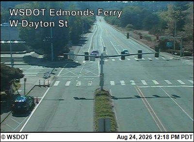 Traffic Cam Edmonds › West: WSF - W Dayton St