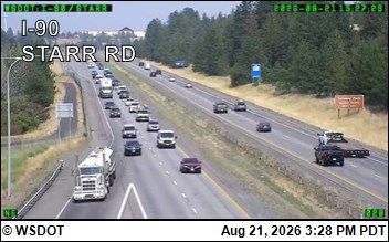 Traffic Cam East Farms: I-90 at MP 298.2: Starr Rd