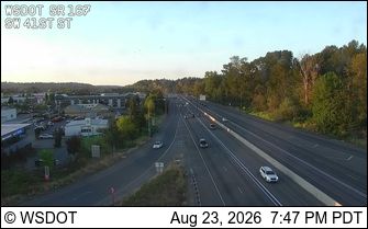 Traffic Cam O'Brien: SR 167 at MP 24.4: SW 41st St