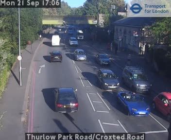 Traffic Cam London: Thurlow Park Road/Croxted Road