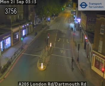 Traffic Cam London: A205 - Rd/Dartmouth Rd