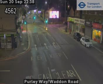 Traffic Cam Croydon: Purley Way/Waddon Road