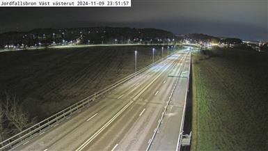 Traffic Cam Norra Hisingen: Jordfallsbron Väst västerut