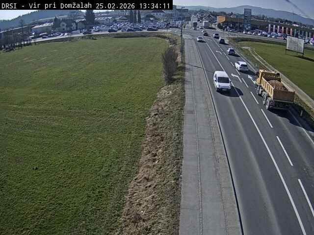 Traffic Cam Vir: R2-447, Želodnik - Domžale - pri Domžalah