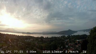 Preview delle webcam di Lesa › South-East: Lake Maggiore