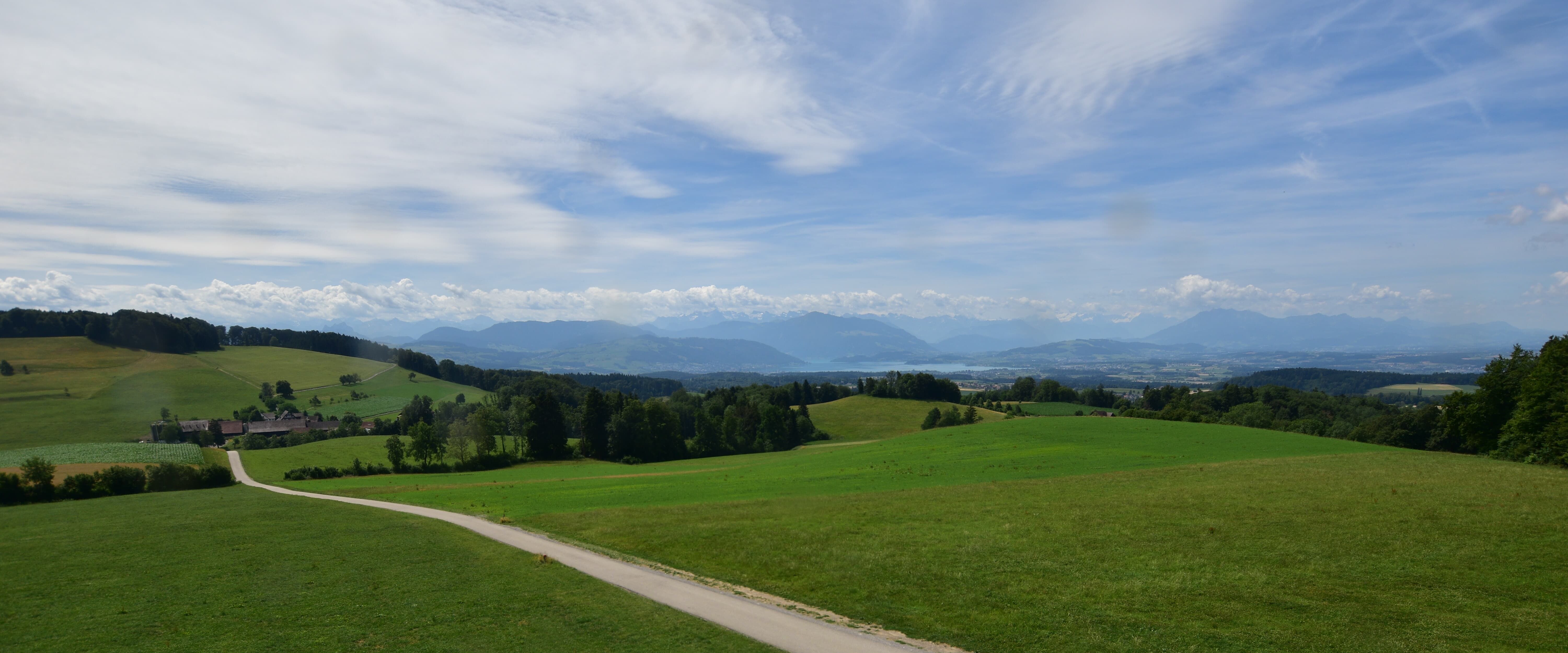 Langnau am Albis › Südwesten: Naturfreundeweg 8 - Rigi - Mount Pilatus - Eiger - Mönch - Jungfrau