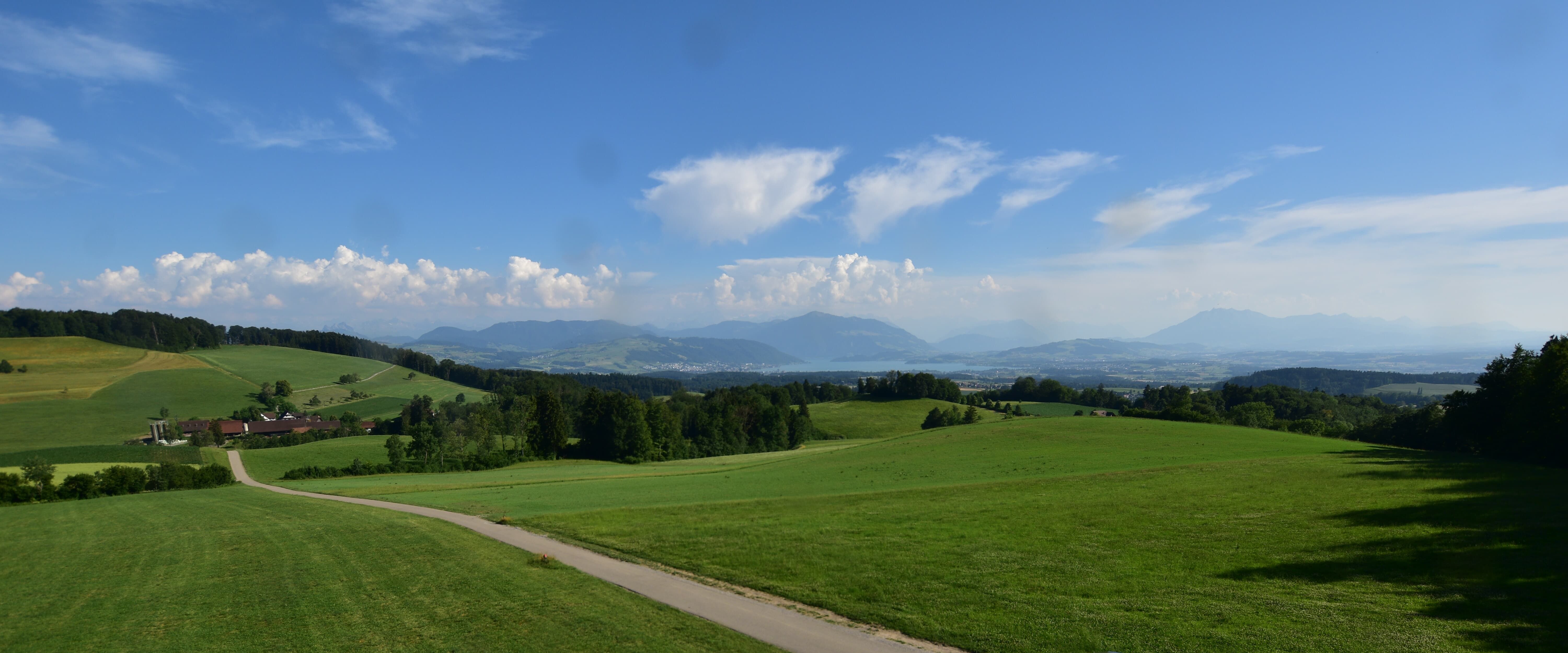Langnau am Albis › Südwesten: Naturfreundeweg 8 - Rigi - Mount Pilatus - Eiger - Mönch - Jungfrau