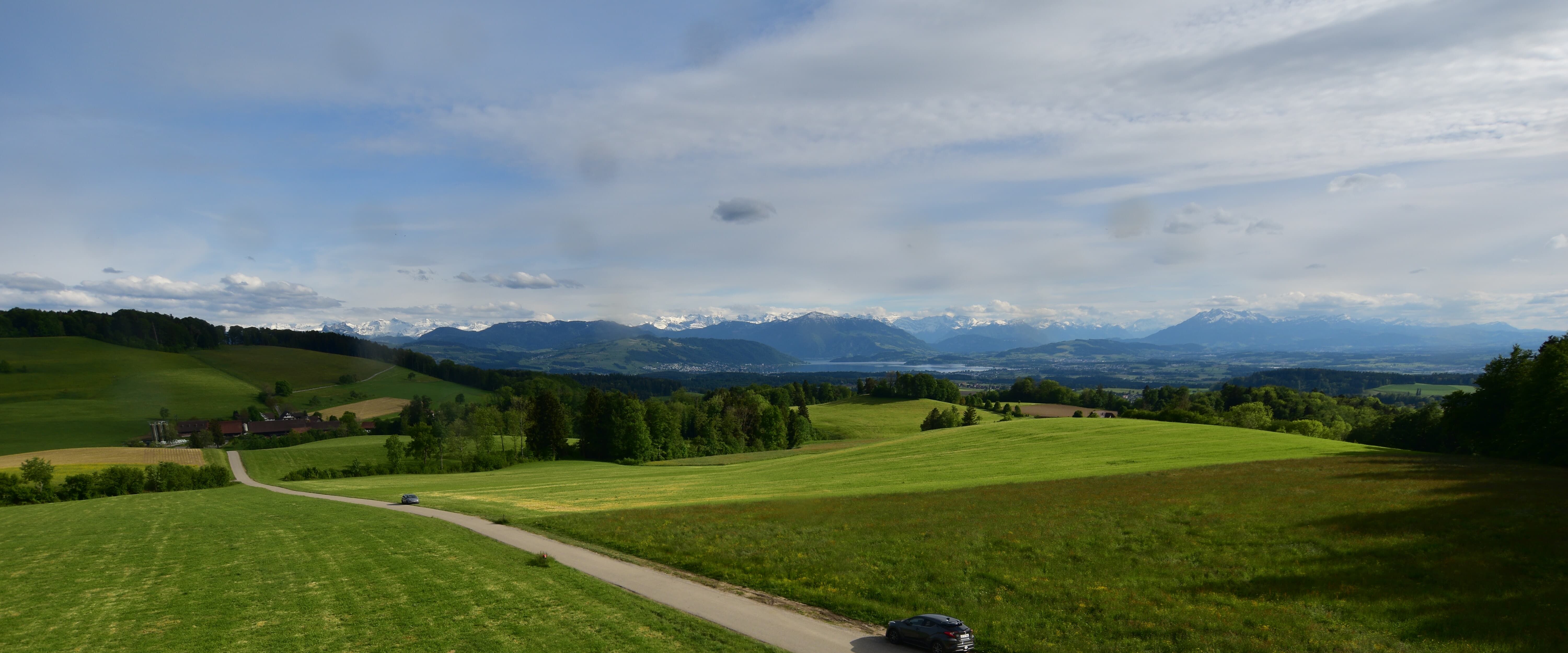 Langnau am Albis › Südwesten: Naturfreundeweg 8 - Rigi - Mount Pilatus - Eiger - Mönch - Jungfrau