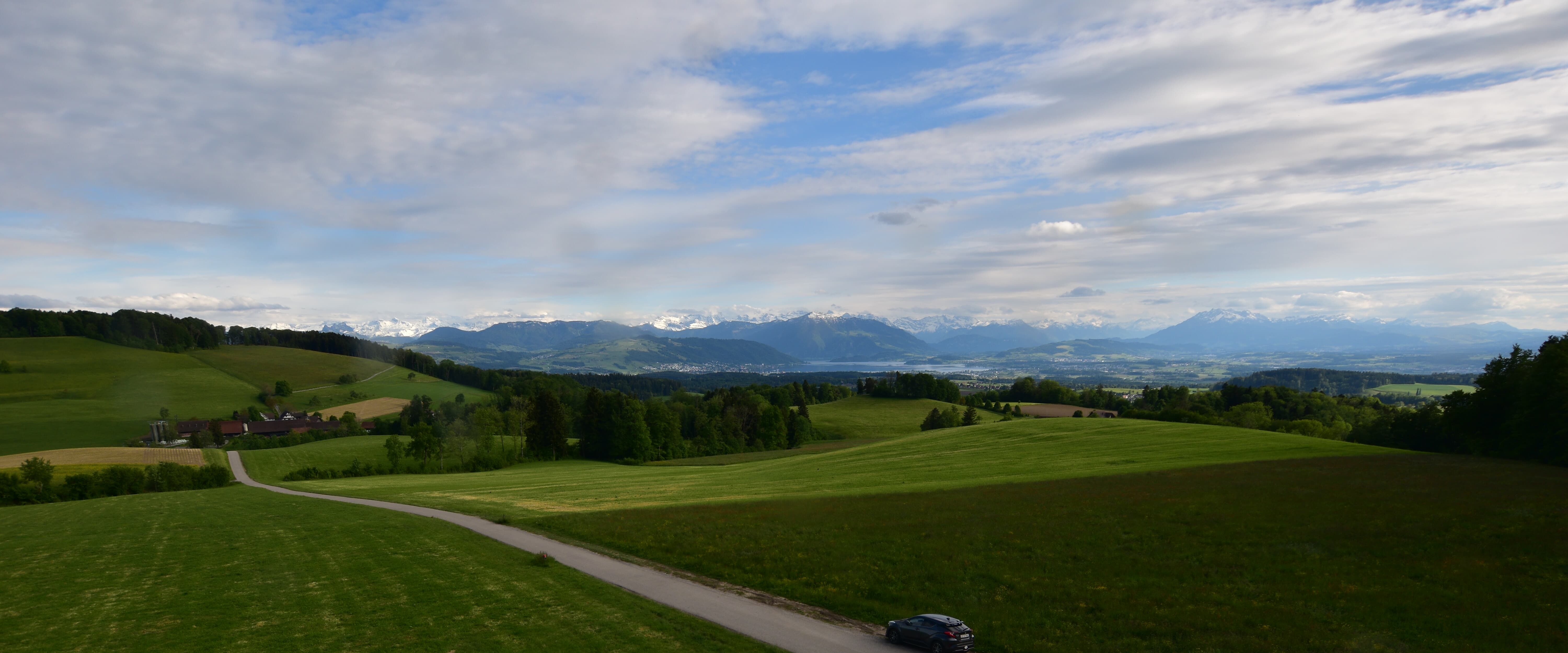 Langnau am Albis › Südwesten: Naturfreundeweg 8 - Rigi - Mount Pilatus - Eiger - Mönch - Jungfrau