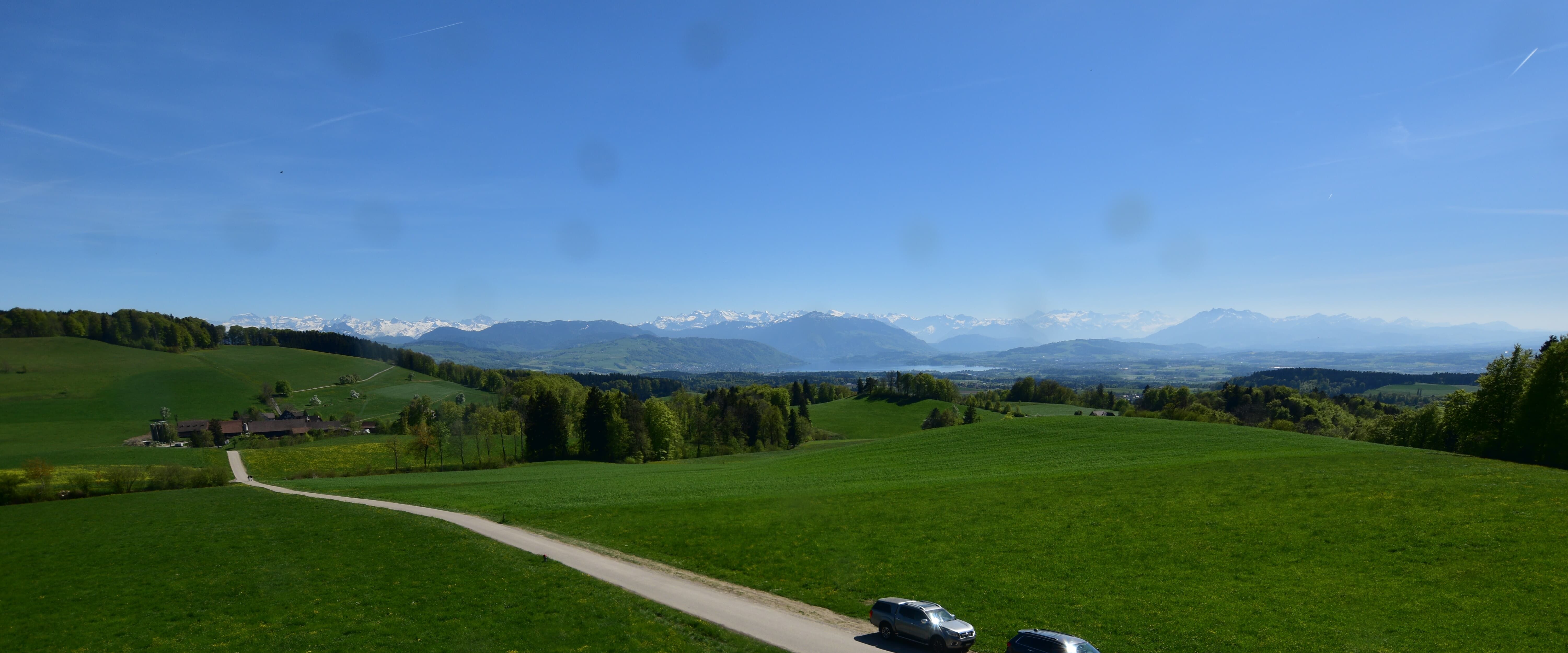 Langnau am Albis › Südwesten: Naturfreundeweg 8 - Rigi - Mount Pilatus - Eiger - Mönch - Jungfrau