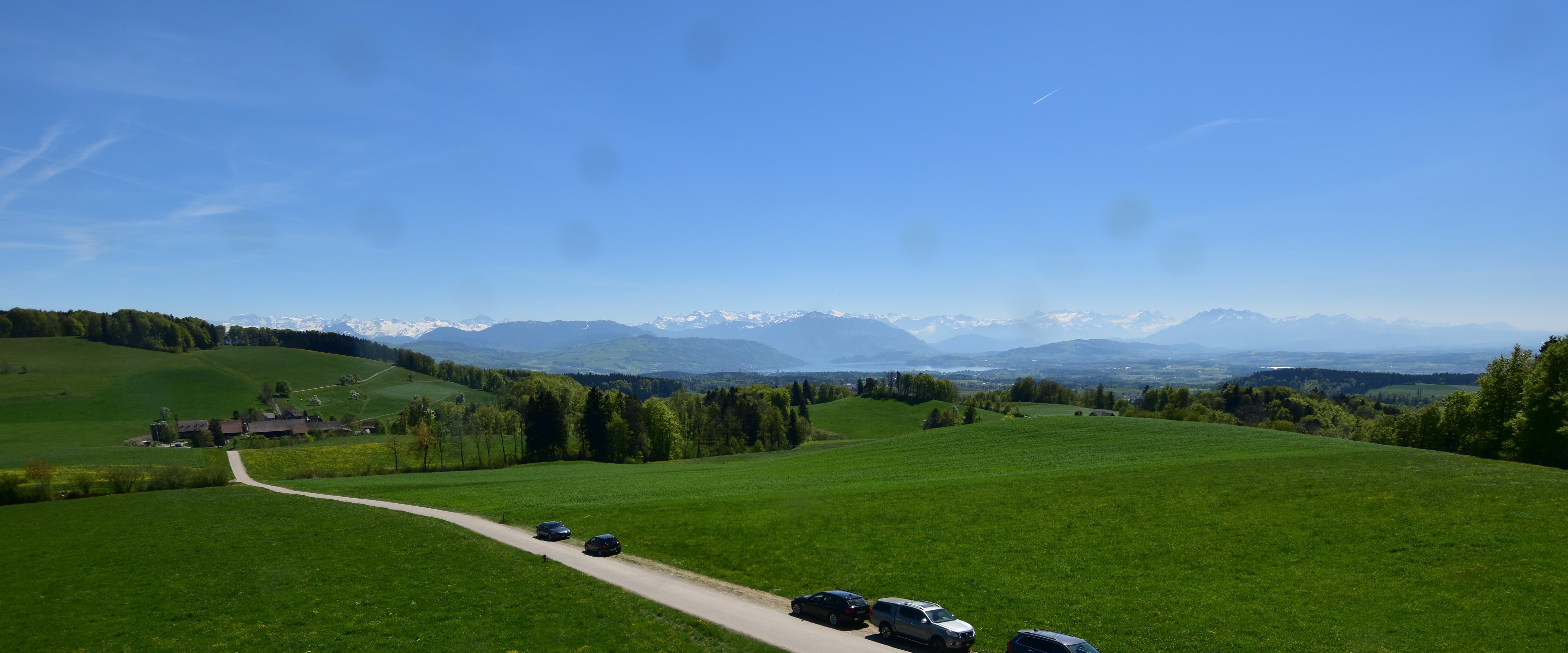 Langnau am Albis › Südwesten: Naturfreundeweg 8 - Rigi - Mount Pilatus - Eiger - Mönch - Jungfrau