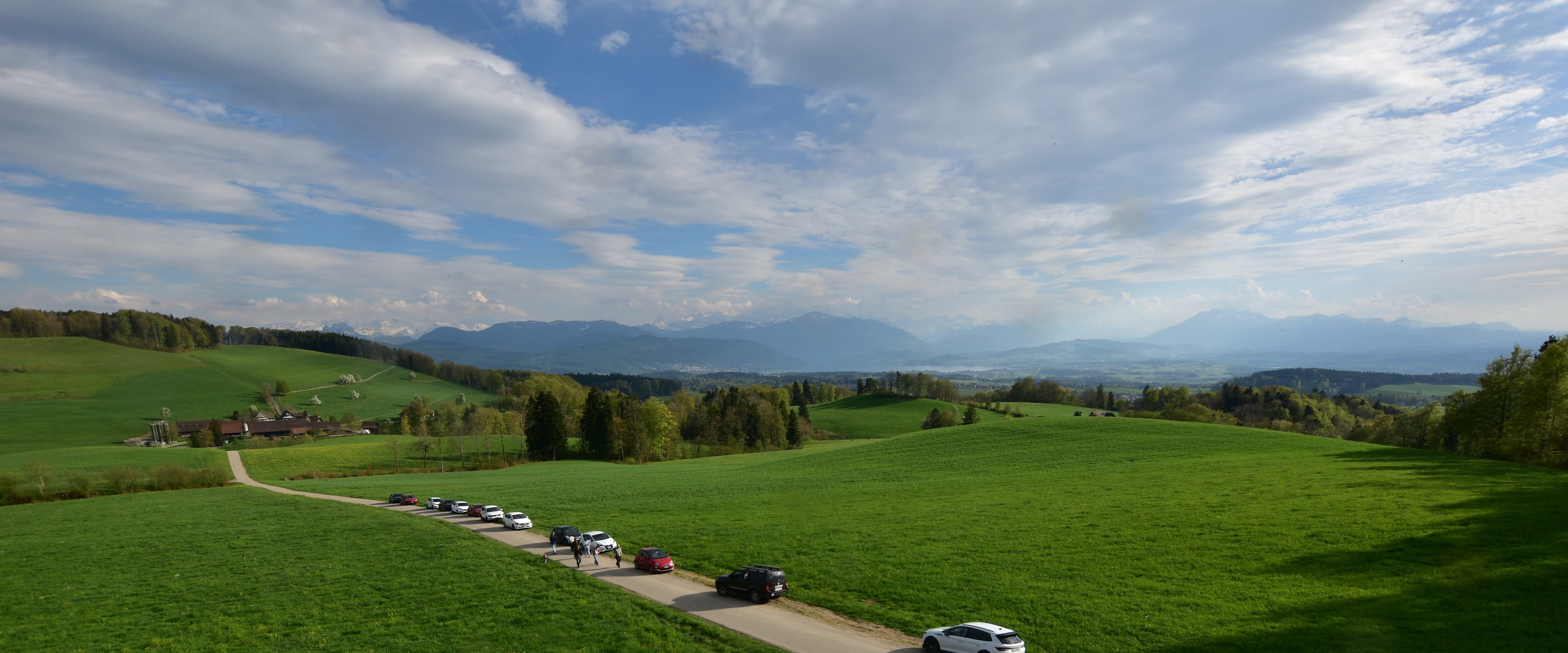 Langnau am Albis › Südwesten: Naturfreundeweg 8 - Rigi - Mount Pilatus - Eiger - Mönch - Jungfrau