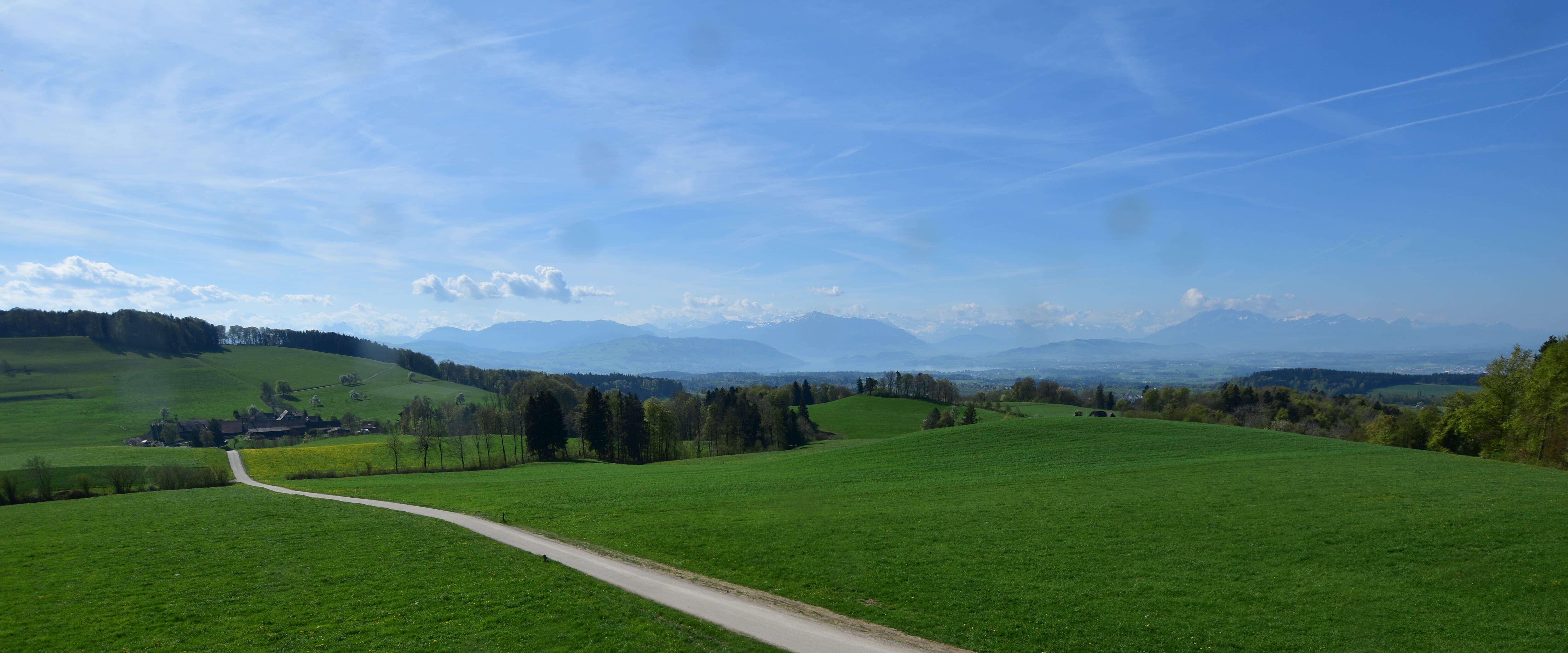 Langnau am Albis › Südwesten: Naturfreundeweg 8 - Rigi - Mount Pilatus - Eiger - Mönch - Jungfrau