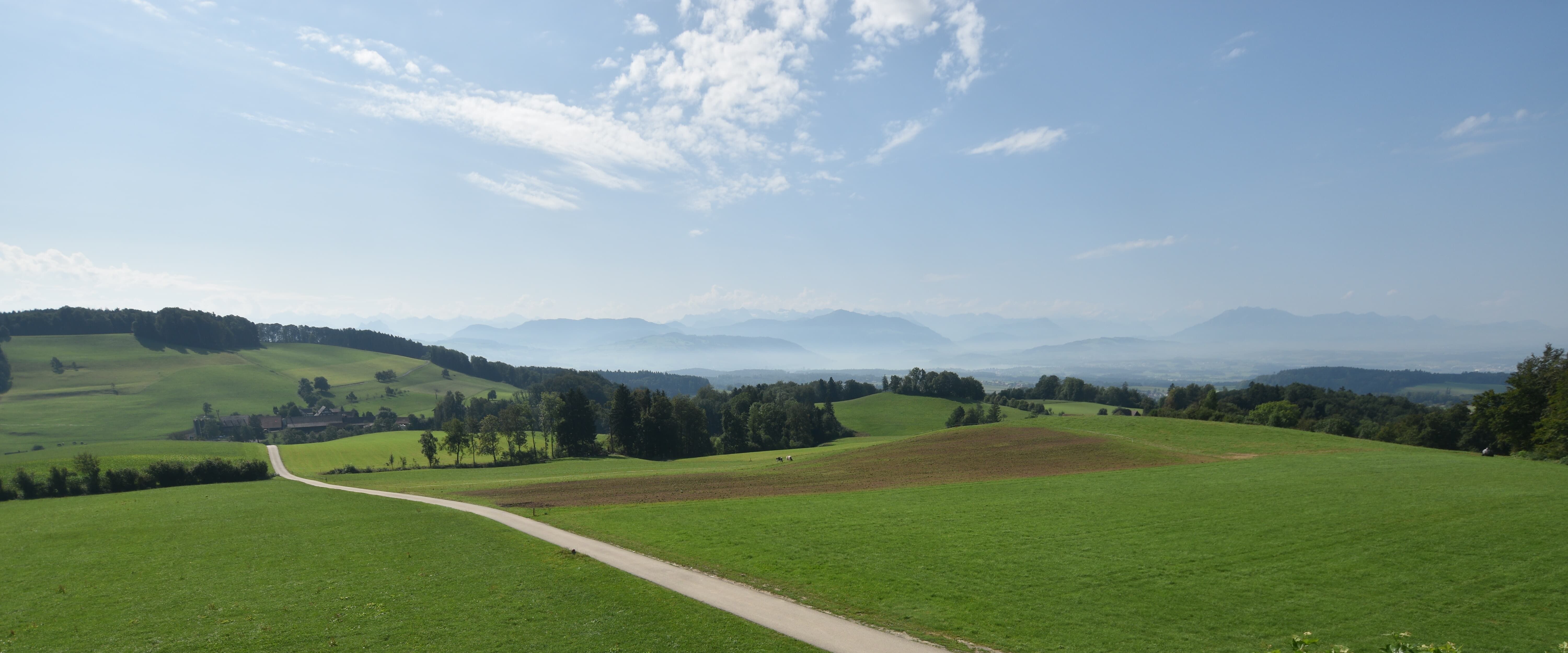 Langnau am Albis › Süd-West: Naturfreundeweg 8 - Rigi - Mount Pilatus - Eiger - Mönch - Jungfrau