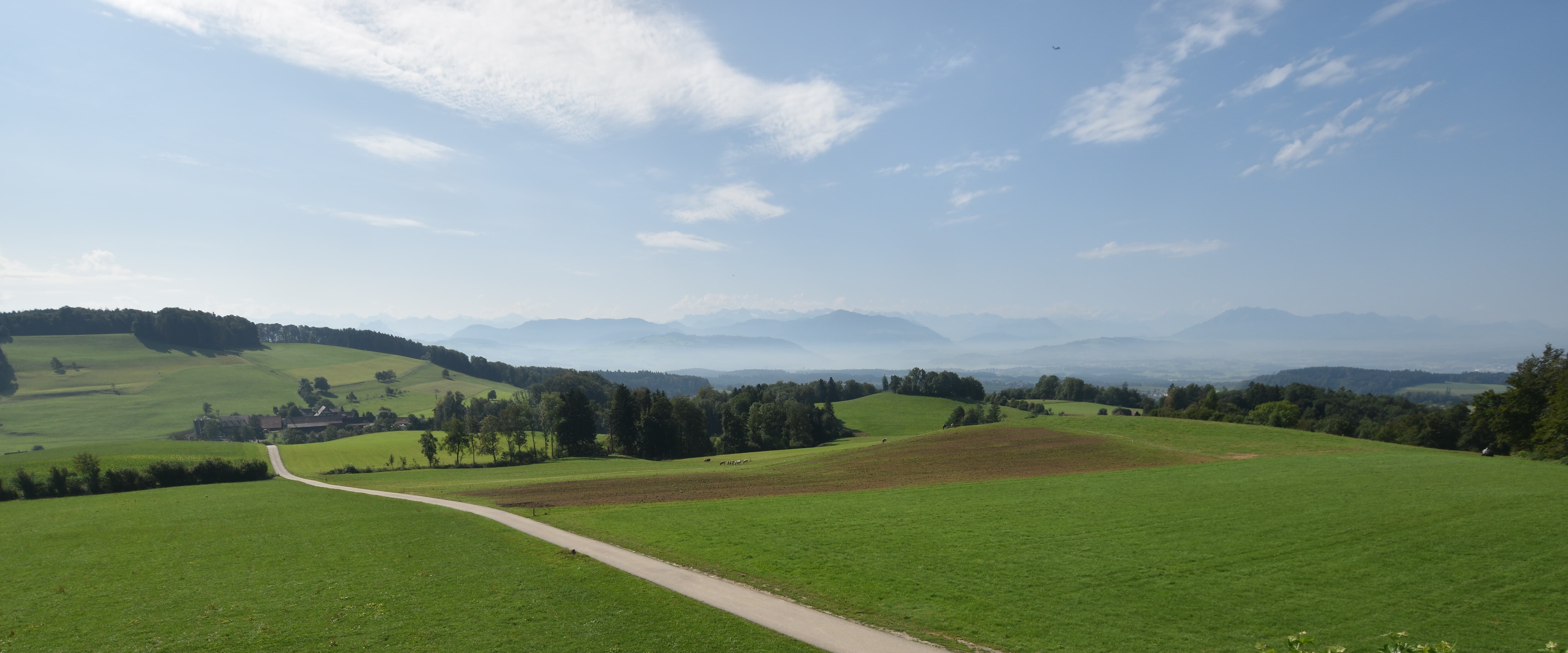 Langnau am Albis › Süd-West: Naturfreundeweg 8 - Rigi - Mount Pilatus - Eiger - Mönch - Jungfrau