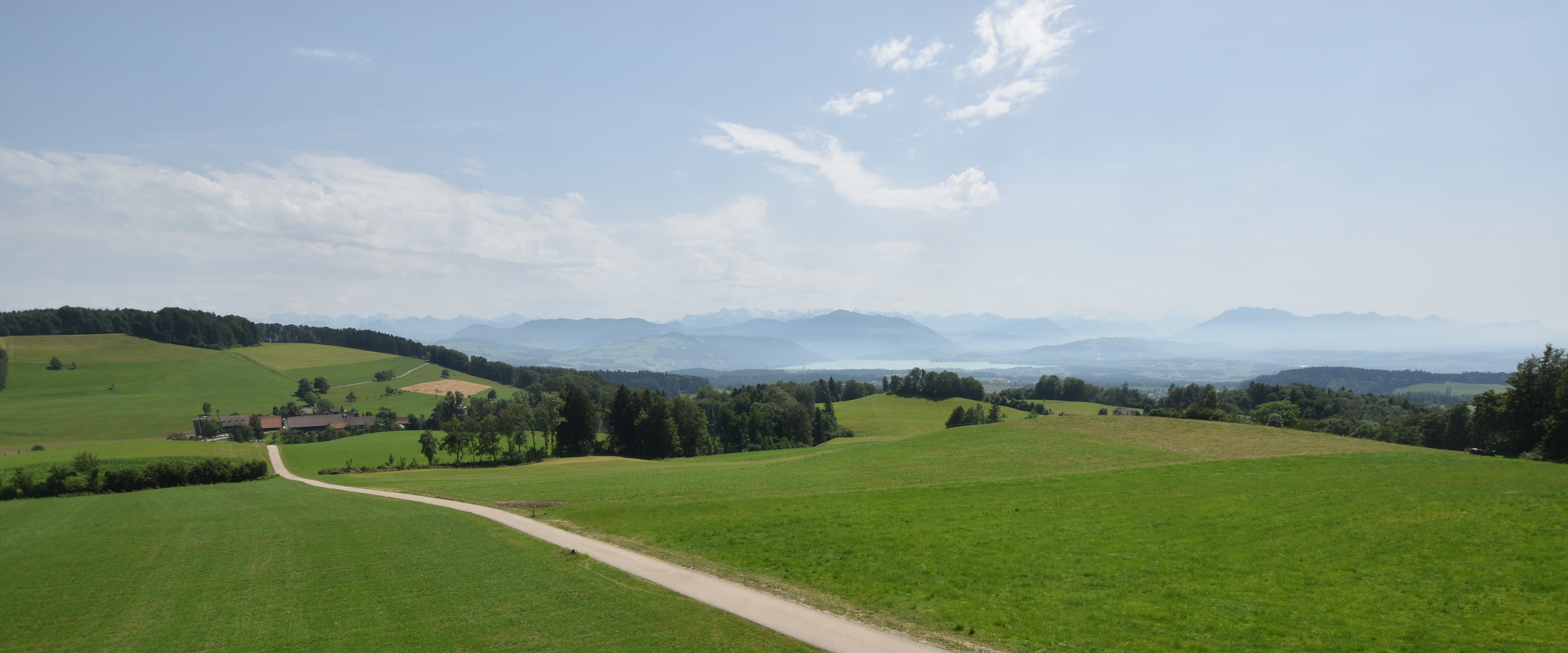 Langnau am Albis › Süd-West: Naturfreundeweg 8 - Rigi - Mount Pilatus - Eiger - Mönch - Jungfrau