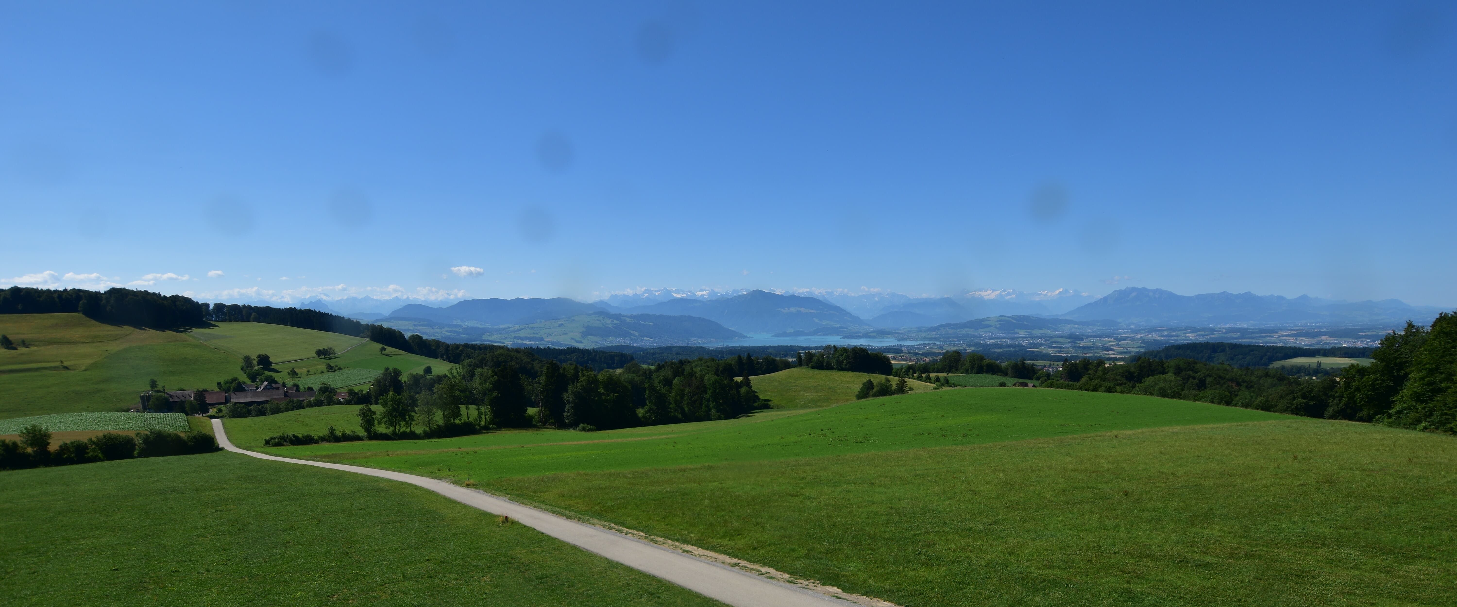 Langnau am Albis › Südwesten: Naturfreundeweg 8 - Rigi - Mount Pilatus - Eiger - Mönch - Jungfrau