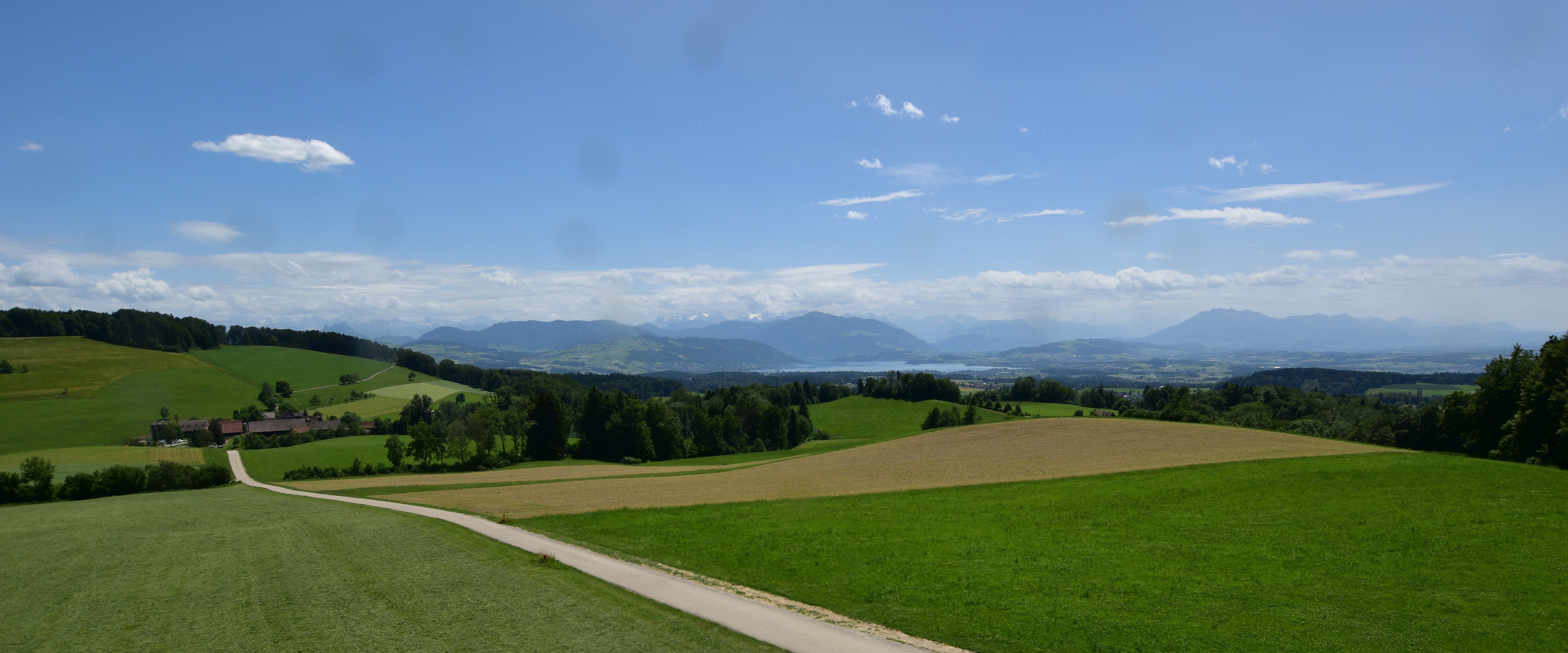 Langnau am Albis › Südwesten: Naturfreundeweg 8 - Rigi - Mount Pilatus - Eiger - Mönch - Jungfrau