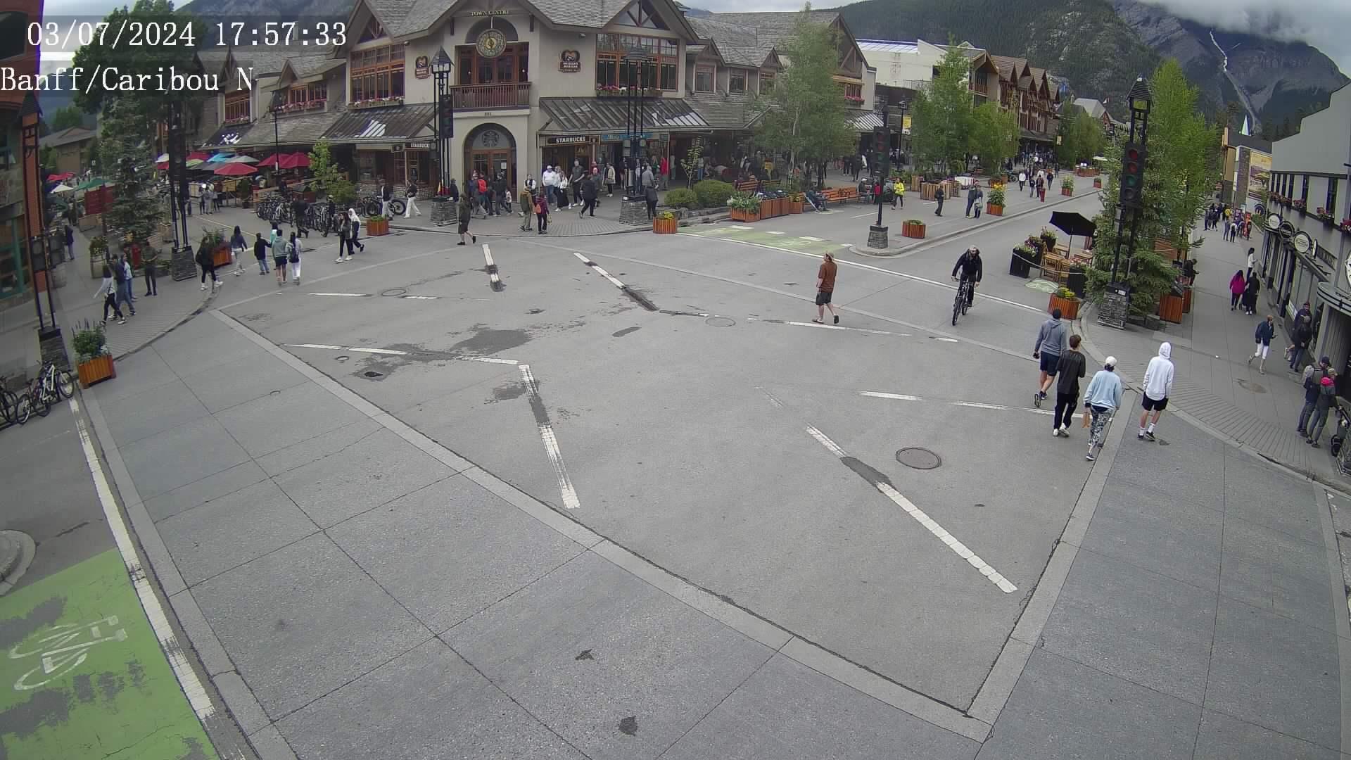 Banff Cascade Mountain cam Canada