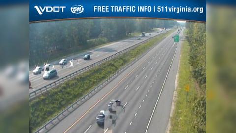 Traffic Cam Burkes Corner: I-64 - MM 234.79 - WB - AT Exit 234B