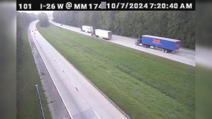 Traffic Cam Rosinville: I-26 W @ MM 174