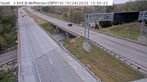 Traffic Cam Council Bluffs: CB - I-80 @ McPherson (10)