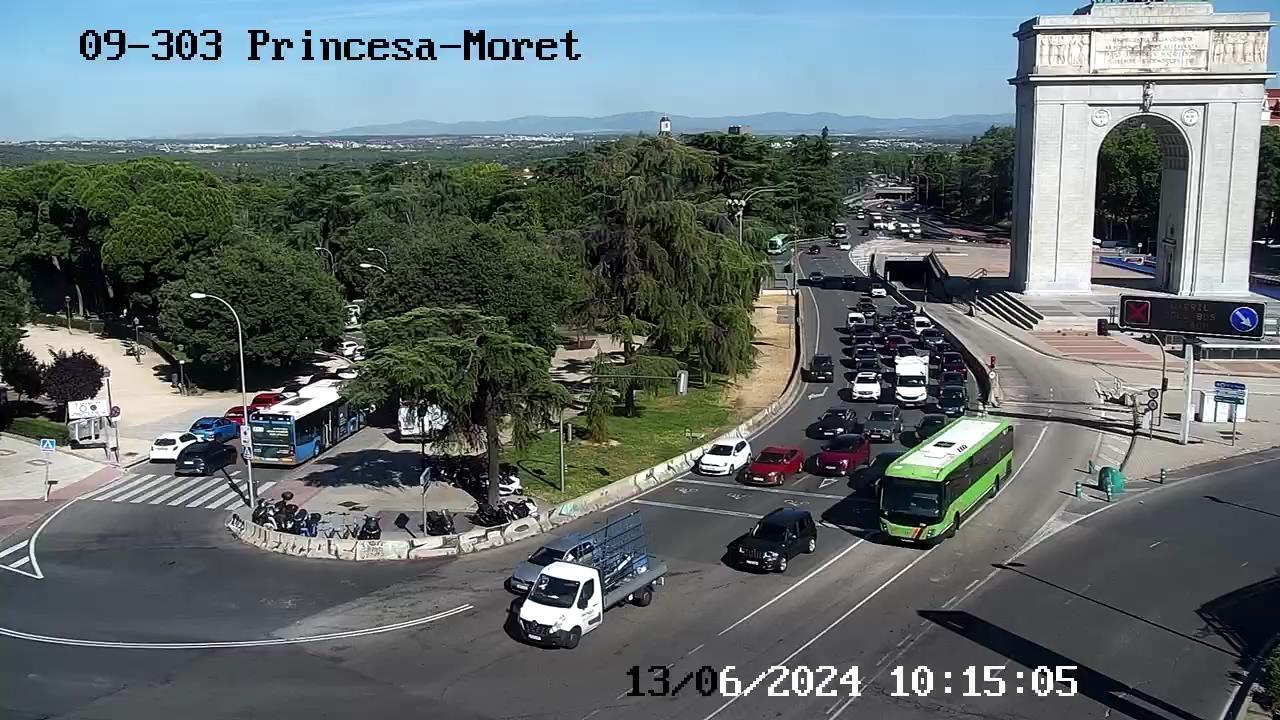 Traffic Cam Gaztambide: PRINCESA - MORET