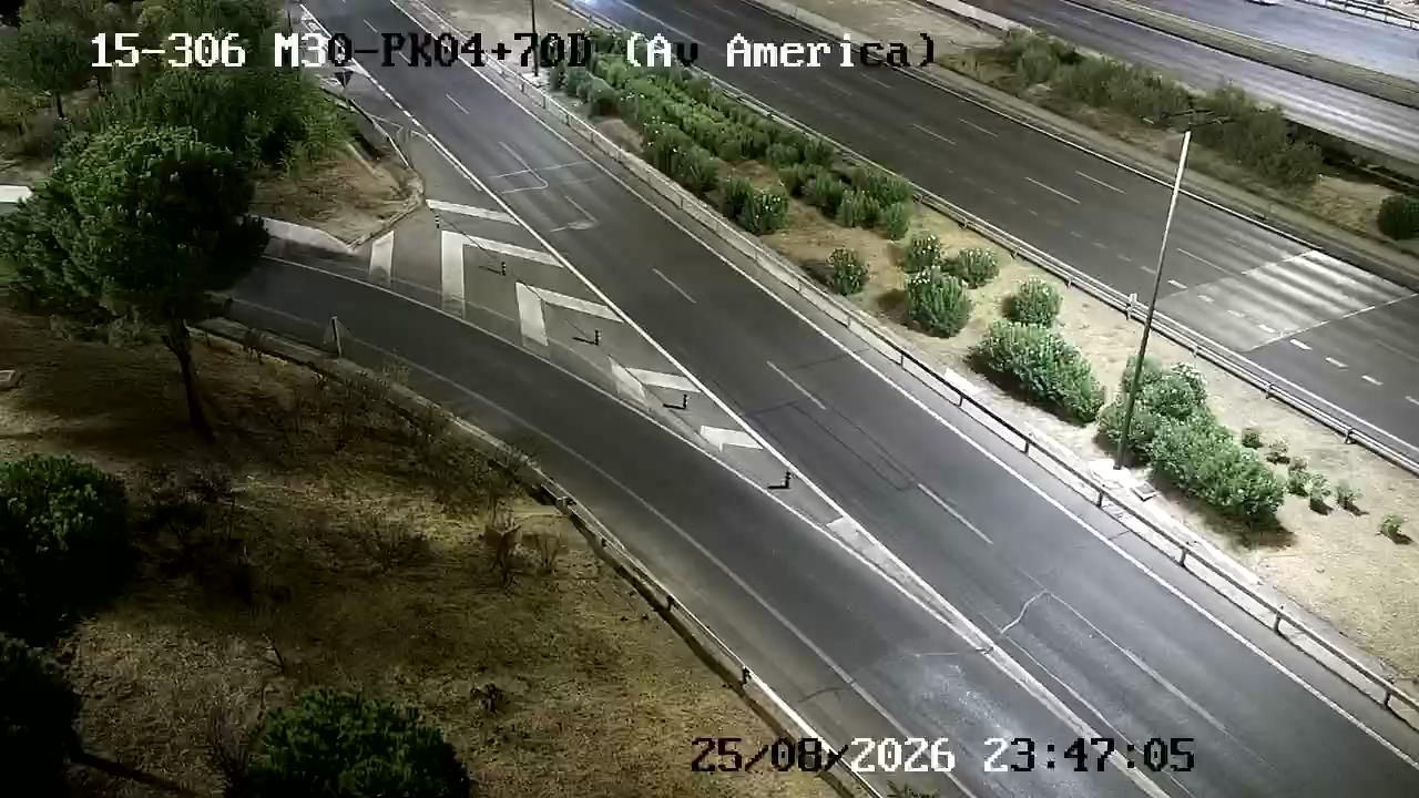 Traffic Cam San Pascual: M30 - PK04+700 D (AV AMERICA)