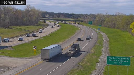 Traffic Cam Blasdell › West: I-90 Between Interchange - and 55 (Lackawanna)