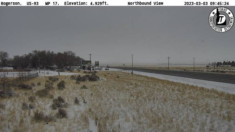 Traffic Cam Hollister › North: US 93: Rogerson: North