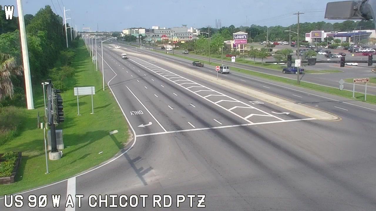 Traffic Cam Pascagoula: US 90 at Chicot Rd