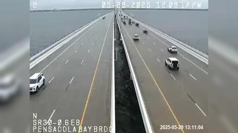 Traffic Cam Gulf Breeze: Pensacola Bay Bridge